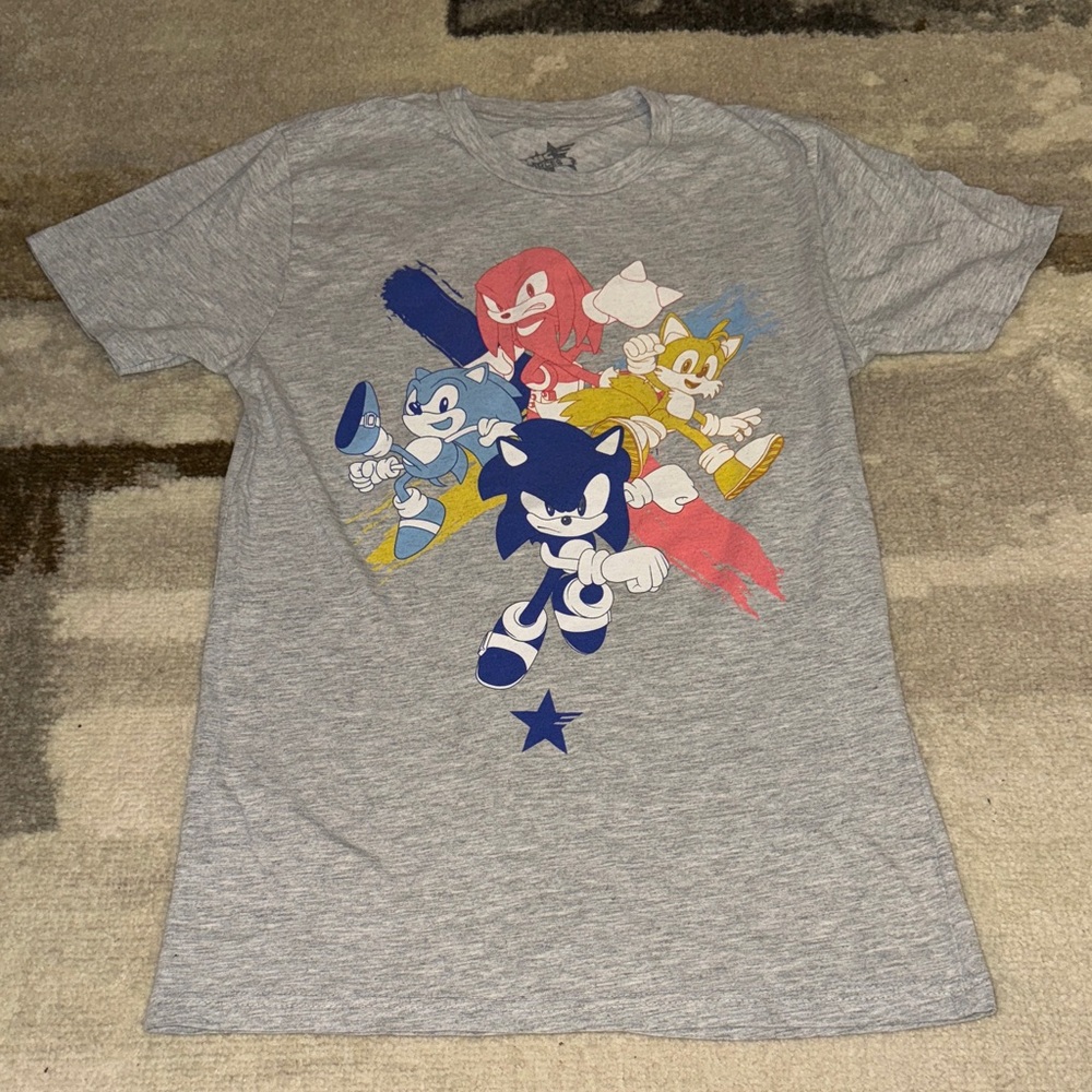 Gray Sonic Forces Graphic Tee